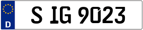 Truck License Plate